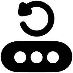 Change Account Pin Password Icon from Plump Remix Set