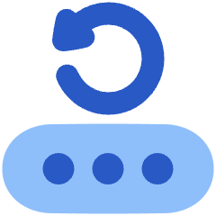 Change Account Pin Password Icon from Plump Flat Set