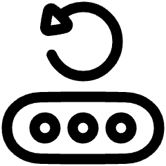 Change Account Pin Password Icon from Plump Line Set