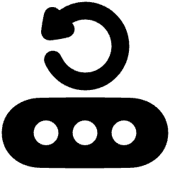 Change Account Pin Password Icon from Plump Solid Set