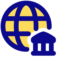 International Bank Icon from Plump Pop Set