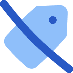 No Commissions Fee Icon from Flex Flat Set