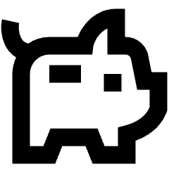 Piggy Bank Icon from Sharp Remix Set