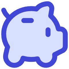 Piggy Bank Icon from Flex Duo Set