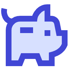 Piggy Bank Icon from Sharp Duo Set