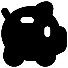 Piggy Bank Icon from Flex Solid Set