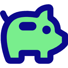 Piggy Bank Icon from Core Pop Set