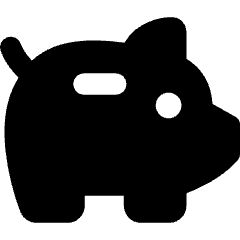 Piggy Bank Icon from Core Solid Set