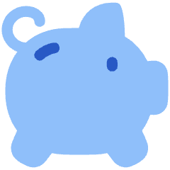 Piggy Bank Icon from Plump Flat Set