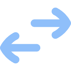 Swap Exchange Transaction Icon from Flex Flat Set