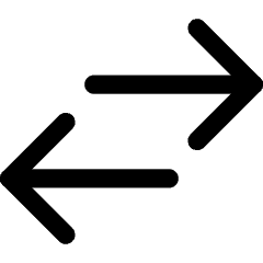 Swap Exchange Transaction Icon from Core Line Set