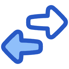 Swap Exchange Transaction Icon from Plump Duo Set