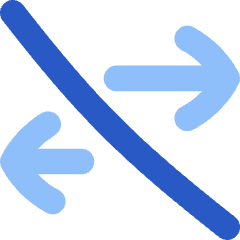 Swap Exchange Transaction Off Disabled Icon from Flex Flat Set
