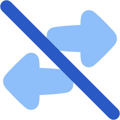 Swap Exchange Transaction Off Disabled Icon from Plump Flat Set