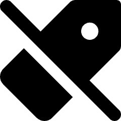 Tag Icon from Core Solid Set