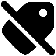Tag Icon from Plump Solid Set