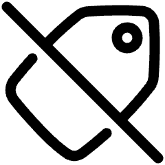 Tag Icon from Plump Line Set