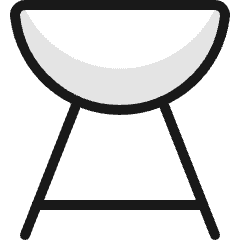 Barbecue Pot Icon from Ultimate Colors Set