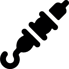 Barbecue Stick 1 Icon from Ultimate Bold Set