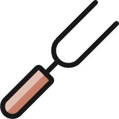 Barbecue Stick Icon from Ultimate Colors Set