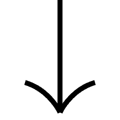 Down Arrow Icon from Platinum Set