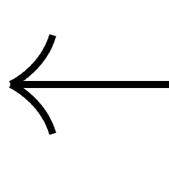 Left Arrow Icon from Platinum Set