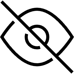 Hide Eye Crossbar Icon from Platinum Set