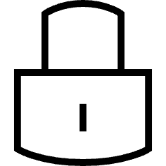 Lock Icon from Platinum Set