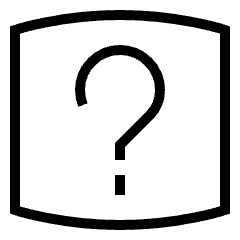 Question Mark Icon from Platinum Set