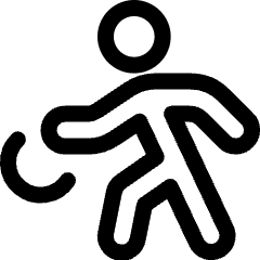 Basketball Ball Dribble Player Icon from Ultimate Regular Set