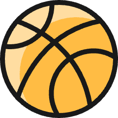 Basketball Ball Icon from Ultimate Colors Set