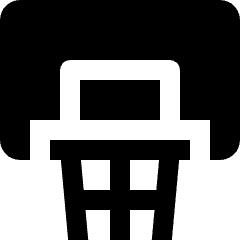 Sport Basketball Hoops Icon from Nova Solid Set