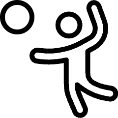 Volleyball Smash Icon from Ultimate Light Set