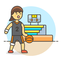 Sports Basketball 12 Illustration from UX Colors Set