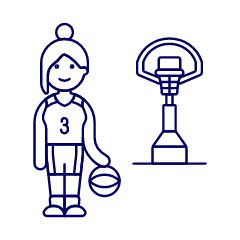 Sports Basketball 16 Illustration from UX Line Set