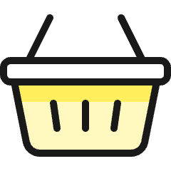 Shopping Basket 3 Icon from Ultimate Colors Set