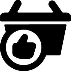 Shopping Basket Like Icon from Ultimate Bold Set