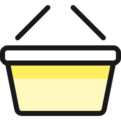 Shopping Basket Icon from Ultimate Colors Set