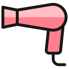 Bathroom Hair Dryer Icon from Ultimate Colors Set