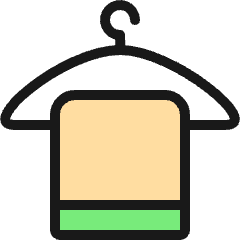 Bathroom Hanger Icon from Ultimate Colors Set