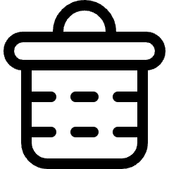 Bathroom Laundry Bin Icon from Ultimate Regular Set