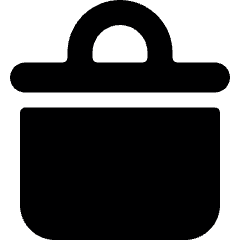 Bathroom Laundry Bin Icon from Ultimate Bold Set