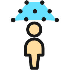 Bathroom Person 1 Icon from Ultimate Colors Set