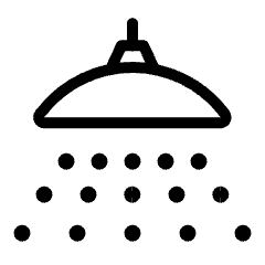 Bathroom Shower Head 1 Icon from Ultimate Light Set