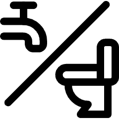 Sanitation Toilet Sink Icon from Ultimate Regular Set