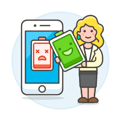 Battery Replace 4 Illustration from UX Colors Set