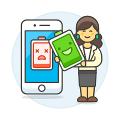 Battery Replace 5 Illustration from UX Colors Set