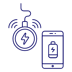 Wireless Charge Illustration from UX Line Set