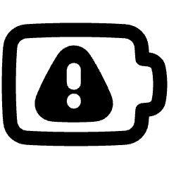 Battery Alert 1 Icon from Plump Remix Set