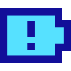 Battery Alert 1 Icon from Sharp Pop Set